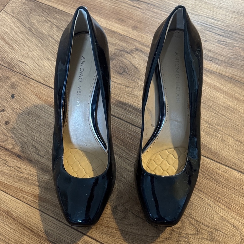 Antonio Melani Black Patent Heels